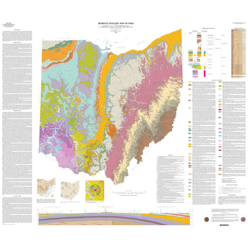 Bedrock Geologic Map of Ohio – Ohio Department of Natural Resources