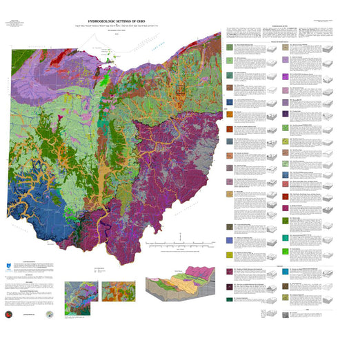 Hydrogeologic Settings of Ohio Map – Ohio Department of Natural Resources